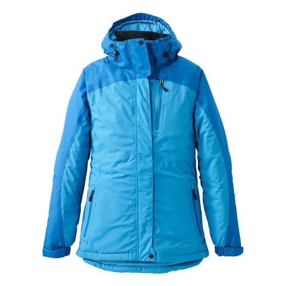 LL Bean Women's Rugged Ridge Parka in Blue Jay Crisp Lapis Size Small Petite - Picture 1 of 13